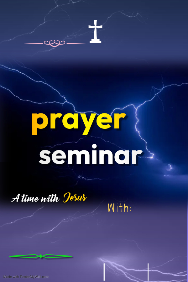 prayer seminar